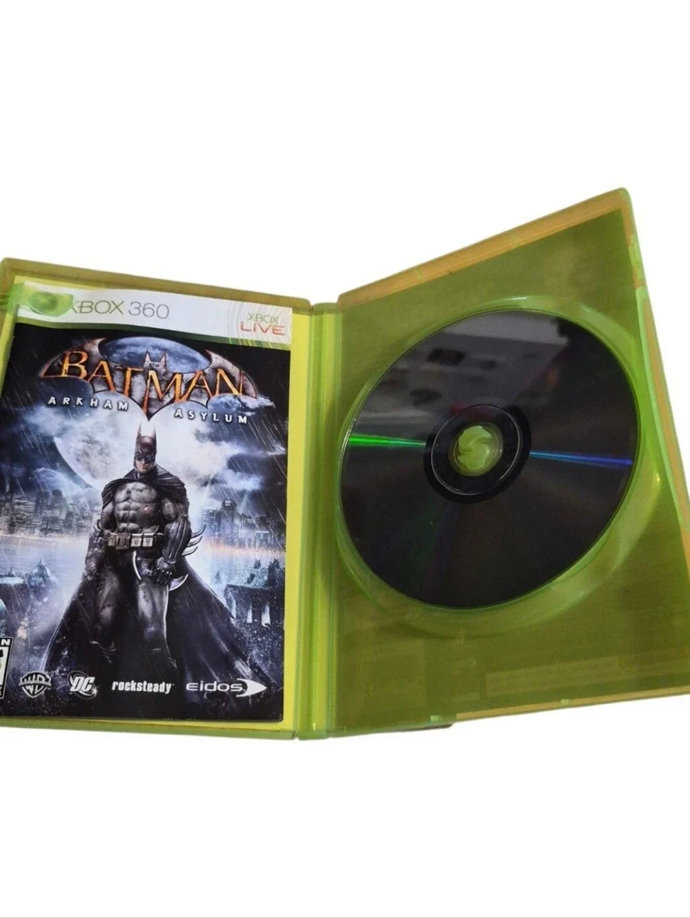 Xbox 360 Batman: Arkham Asylum Game Excellent Used Condition
